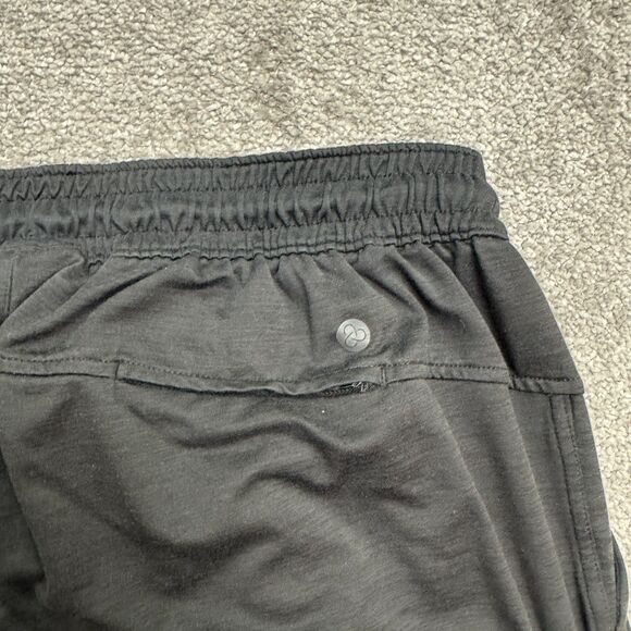 Zella Jogger Pants Womens Medium Black Zip Pocket Elastic Wasit Tapered Active - Picture 5 of 15